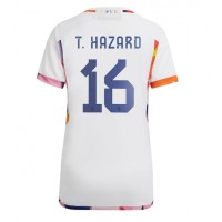 Ženski Nogometni dresi Belgija Thorgan Hazard #16 Gostujoči SP 2022 Kratek Rokav